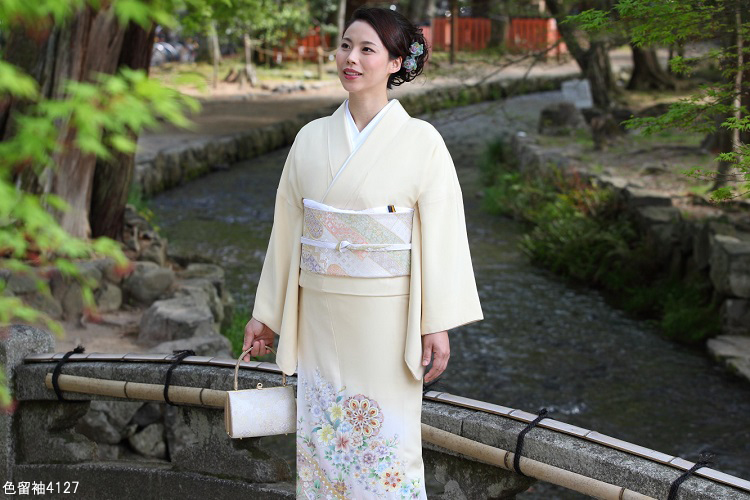 日本ショップ VJH高級唐織 気品の裏菊 六通柄袋帯 色留袖 訪問着 お茶会 可憐さ満点